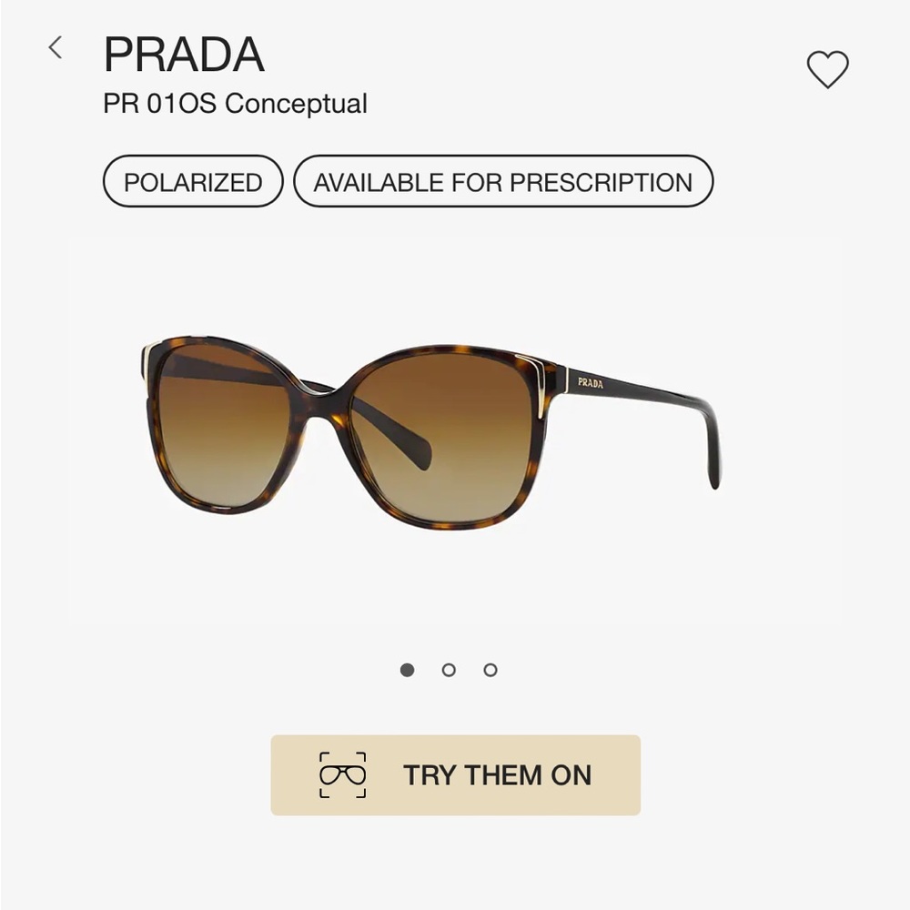 Prada 01OS Sunglasses - Havana Polarized Brown